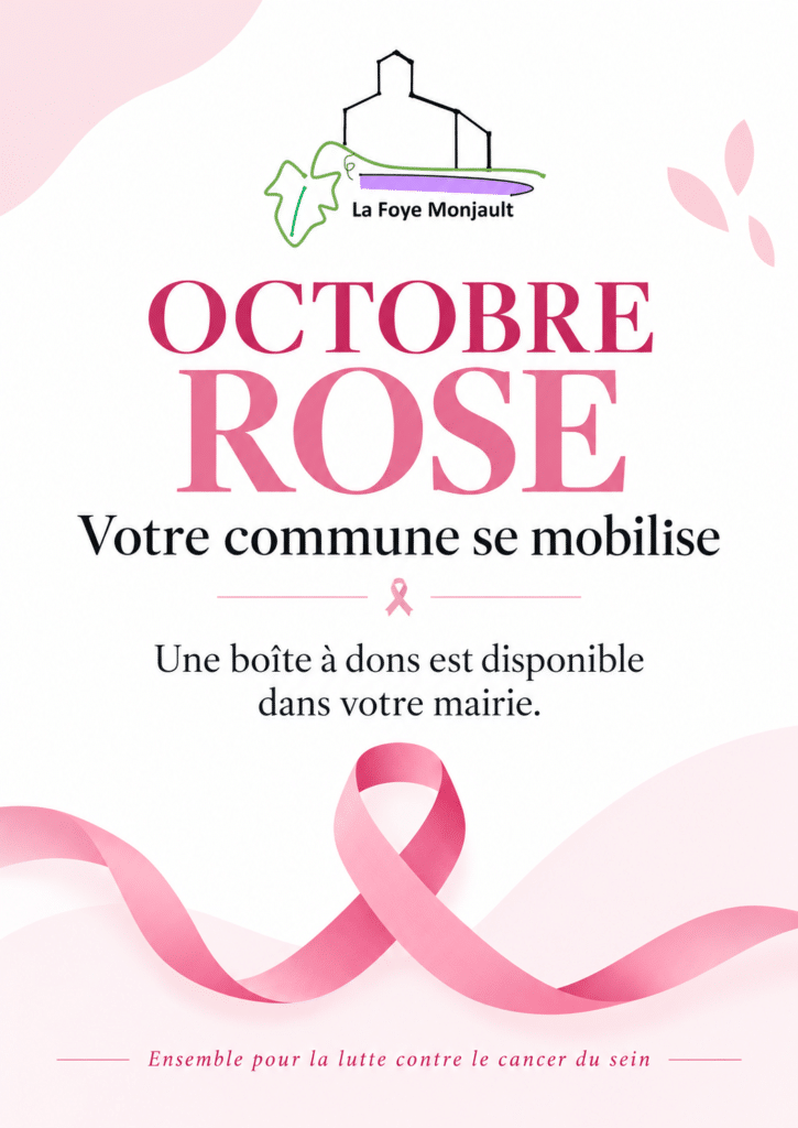 LA FOYE MONJAULT SE MOBILISE POUR OCTOBRE ROSE